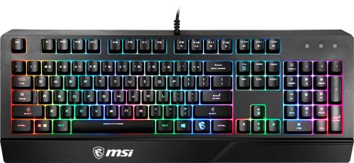 Клавіатура MSI Vigor GK20 (VIGOR_GK20_UA) Black USB (ENG/UKR/RU)