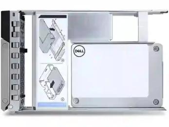 Внутрішній SSD диск Dell 960GB SSD SATA Mixed Use 6Gbps 512e 2.5in (345-BGVL) with 3.5in HYB CARR