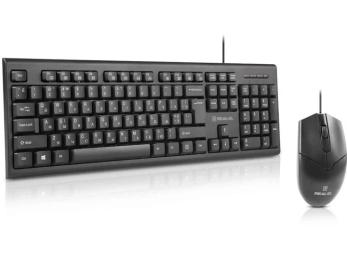 Комплект клавіатура та миша REAL-EL Kit 511 Black USB (EL123100052)