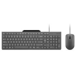 Комплект клавіатура та миша Lenovo 310 USB-A Wired Combo Gray (GX31R09776)