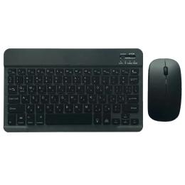 Бездротова клавіатура Infinity RGB (UKR) + Мишка Bluetooth+2.4G АКБ (Комплект 2в1) Black
