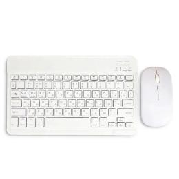 Бездротова клавіатура Infinity RGB (UKR) + Мишка Bluetooth+2.4G АКБ (Комплект 2в1) White