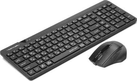 Комплект клавіатура та миша A4Tech Fstyler FG2400 Air2 Black бездротовий