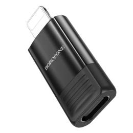 Перехідник Borofone BV18 Type-C (мама) - Lightning (тато) adapter Black (Вживаний)
