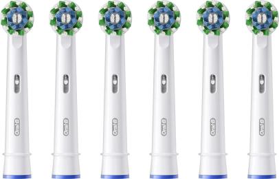 Насадка для електричної зубної щітки Oral-B EB50RX Pro Cross Action 6 шт White (8006540892855)
