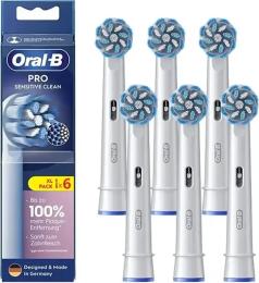 Насадка для електричної зубної щітки Oral-B EB60X Pro Sensitive Clean 6 шт White (8006540896235)