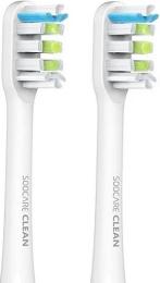 Насадка для електричної зубної щітки Xiaomi Soocas SOFT Cloud-Feeling Brush Head for X1/X3/X5 White 2pcs (BH01W)