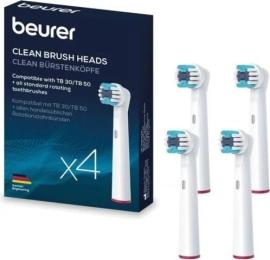 Насадка для електричної зубної щітки Beurer TB 15/30/50 Sensitive White 4 шт (TB_15/30/50_S_4)