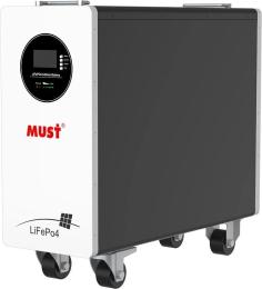 Акумулятор для ДБЖ MUST LP21-48300 LiFePO4, 51.2 В, 300 А*год, 15600 Вт*год