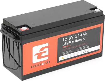 Акумулятор для ДБЖ LithTech TE12314BH LiFePO4 12.8 В 314 А*год, 3140 Вт*год
