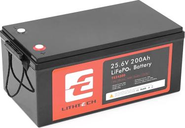 Акумулятор для ДБЖ LithTech TE24200B LiFePO4 25.6 В 200 А*год, 5120 Вт*год