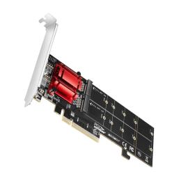 Контролер для ПК Axagon PCEM2-ND PCIe 2x NVMe M.2 (PCEM2-ND)