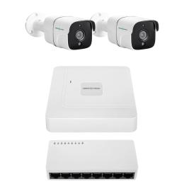 Комплект відеонагляду GreenVision GV-IP-K-W97/2 4MP (LP39047)