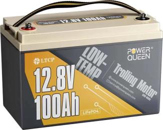 Акумулятор для ДБЖ Power Queen P12V100-100-LTP-4-A100 LiFePO4, 12.8 В, 100 А*год, 1280 Вт*год