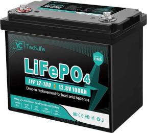 Акумулятор для ДБЖ EverExceed LFP 12-100 (LDP 12-100) LiFePO4, 12.8 В, 100 А*год, 1280 Вт*год