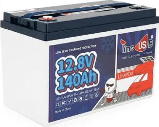 Акумулятор для ДБЖ Timeusb T12V140-150GROUP31BT4A100 LiFePO4 12.8 В, 140 А*год, 1792 Вт*год