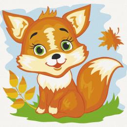 Картина за номерами Art Craft 30х30 см 15536-AC Лисичка