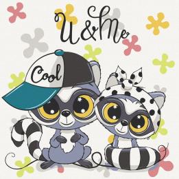 Картина за номерами Art Craft 30х30 см 15535-AC Круті єноти