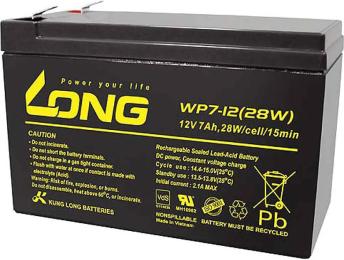Акумулятор для ДБЖ Long WP7.2-12 (28W) AGM 12 В, 7.2 А*год