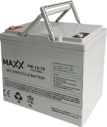 Акумулятор для ДБЖ Maxx FM-12-70 GEL 12 В, 70 А*год, 840 Вт*год