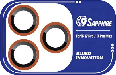 Захисне скло для камери Blueo Sapphire для Apple iPhone 17 Pro/17 Pro Max Orange