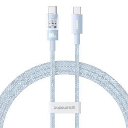 Дата-кабель Baseus Type-C на Type-C Gem Fast Charging Data Cable (2m, 100W, 5A, 480 Mbps) Blue (P10373000311-01)