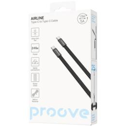 Дата-кабель Proove AirLine Type-C to Type-C 240W (1.5m) Black (CCAI24002201)