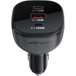 Автомобільний адаптер для телефона Acefast B14 3xUSB 165W Black
