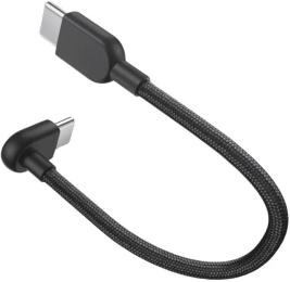 Дата-кабель Xiaomi Braided 3A Type-C-Type-C 10cm Black (BHR08W0GL)