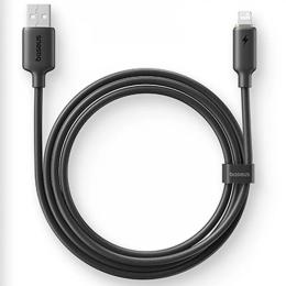 Дата-кабель Baseus Foamed Silicone Fast Charging Lightning 2.4A (1m) Black (E0426900)
