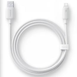 Дата-кабель Baseus Foamed Silicone Lightning 2.4A 1m White (E0426901)