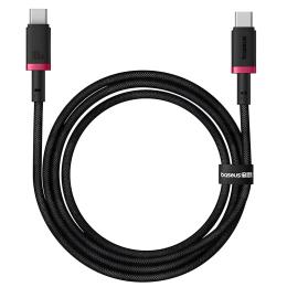 Дата-кабель Baseus Dura Series Type-C (тато)  - Type-C (тато) 100W 2m Black Red (P10377803U01-03)