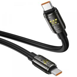 Дата-кабель Hoco U143 Joy Type-C to Type-C 240W (1.2m) Black (00000081786_1)