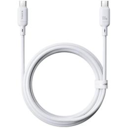 Дата-кабель Baseus Silky Series Fast Charging Type-C to Type-C 100W (2m) White (P10377704213-01)