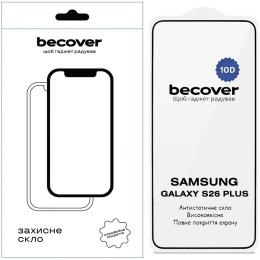 Захисне скло BeCover 10D для Samsung Galaxy S26 Plus SM-S946 Black (714767)