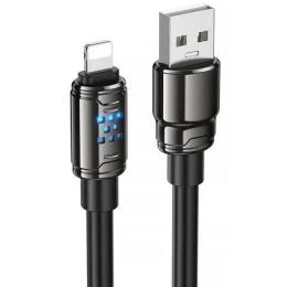 Дата-кабель Hoco U143 Joy USB to Lightning 2.4A (1.2m) Black (00000081826_1)