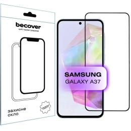 Захисне скло BeCover Glass для Samsung Galaxy А37 SM-A376 Black (714916)