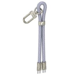 Дата-кабель Hoco GH5 Elegant Type-C to Type-C (0.21m) Denim Blue (00000075212_2)