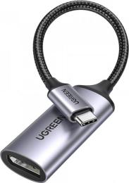 Перехідник Ugreen CM654 DisplayPort (мама) - USB-C (тато) Gray (15575)