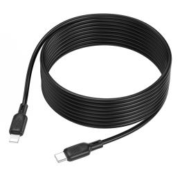 Дата-кабель Borofone BX113 Lenny Type-C to Lightning 27W (3m) Black (00000076780_1)