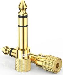 Перехідник Ugreen 6.35mm mini jack(тато) - 3.5mm mini jack(мама)