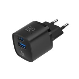 Адаптер живлення для телефона MakeFuture MCW-2022GBK Black 20W GaN PD + QC3.0