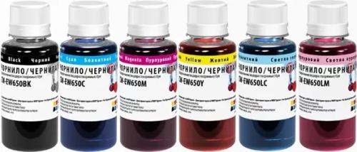Комплект чорнил для принтера ColorWay Epson TX650 6х100мл