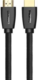 Відео-кабель Ugreen 90402178 HDMI(тато)HDMI(тато), 5m Black v2.0 UltraHD 4K-3D