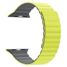 Ремінець для смарт-годинника ArmorStandart MagLink для Apple Watch 49/46/45/44/42 (Series 1-3) Lime Gray (ARM86933)