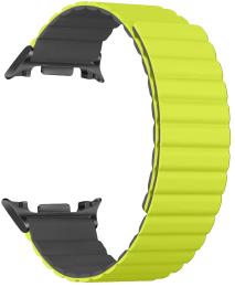 Ремінець для смарт-годинника ArmorStandart MagLink для Samsung Galaxy Watch 8/8 Classic Lime Gray (black connector) (ARM88942)