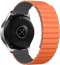 Ремінець для смарт-годинника ArmorStandart MagLink 22mm Orange Gray (ARM88945)