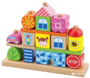 Ігрові кубики Viga Toys Місто 50043