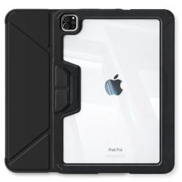 Чохол-книжка для планшета BeCover Rugged Origami Transparent для Apple iPad Pro 11 2020/2021/2022 Black з кріпленням (714969)