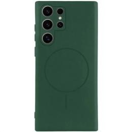Чохол-накладка Lakshmi Silicone Cover Full Camera (AA) with MagFit для Samsung Galaxy S25 Ultra Dark Green